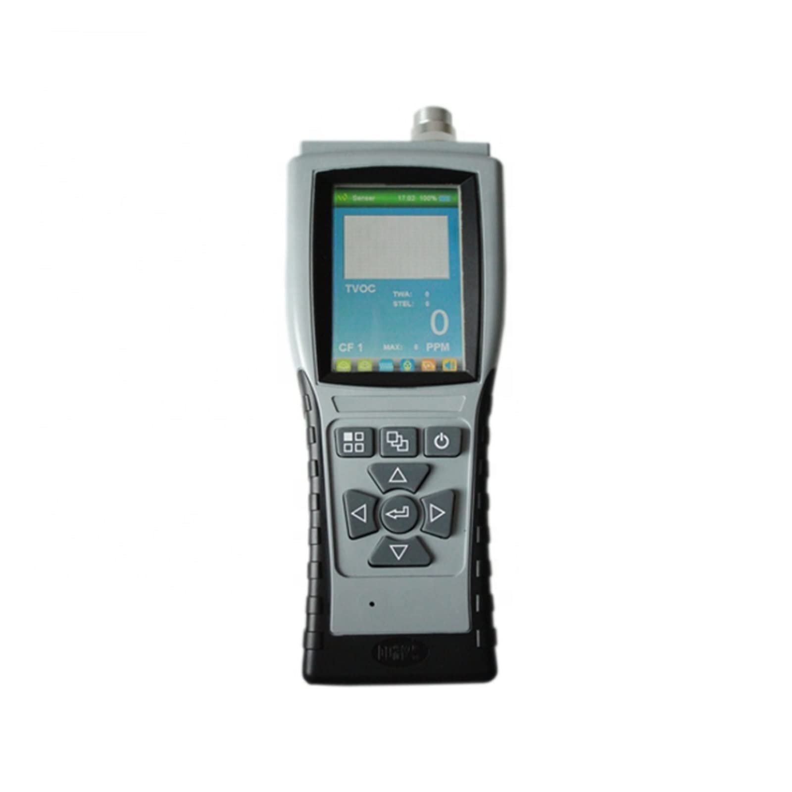 Llawqsm One Color Gas Detector, Portable Multi Gas Analyzer Ch4 O2 Co H2s Combustible Detector