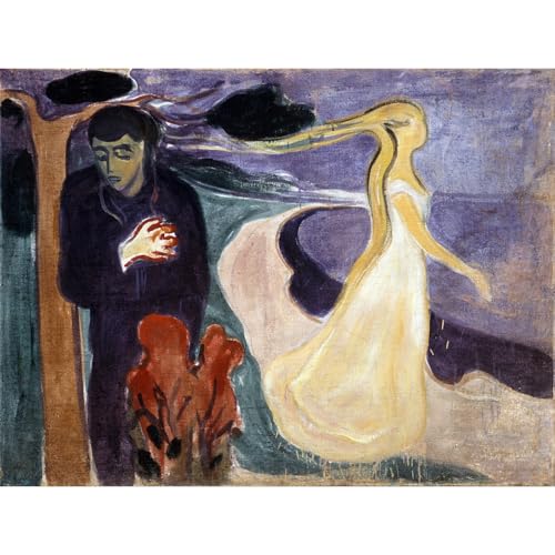 Impression giclée Munch Séparation toile musée d'art