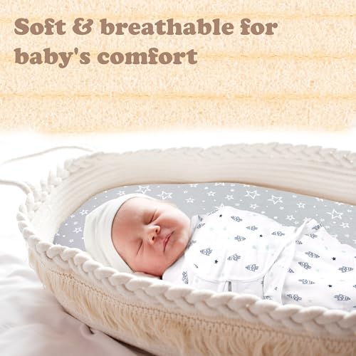Image of Swaddles for Newborn Boys - 3-Pack Infant Swaddles 0-3 Months - Adjustable Newborn Swaddle Sleep Sack - Soft Organic Cotton Baby Wrap for Safe & Cozy Sleep