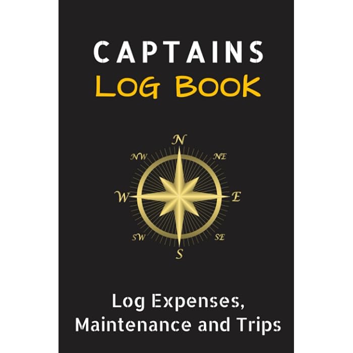 Buy Captains Boat Log Book journal log book to Record Boat and Trip