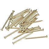 Matériau: Les clous sont en laiton, offrant une bonne résistance à la corrosion et une forte puissance de pénétration, lisses et faciles à enfoncer dans le bois.