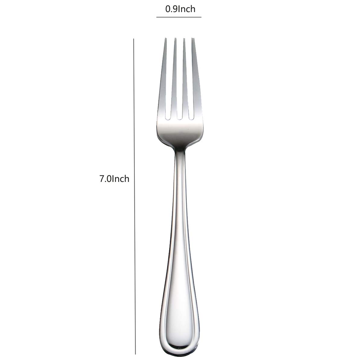 Stainless Steel Salad Forks - Set of 8 -6 Stainless Steel Salad Forks - Set of 8 -6