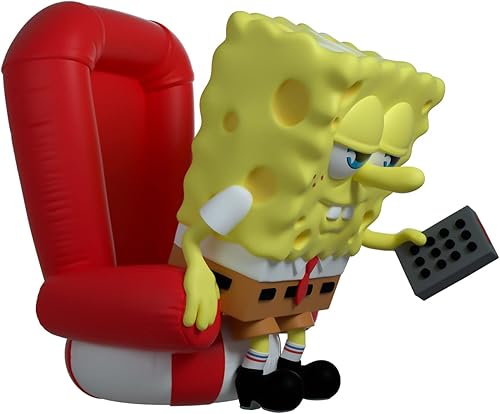 Miniatura 5 de Figura de vinilo de Bob Esponja que se dirige hacia fuera figura de Bob Esponja de 3 pulgadas divertida figura de vinilo de Meme de Internet -