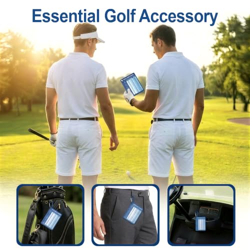 Accesorios de bolsa de golf en PVC de 4.7 x 3.5 para tus días de torneo 7