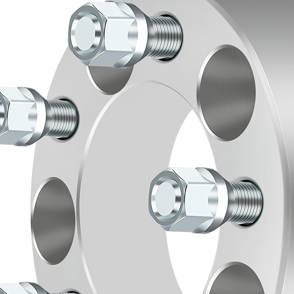 AINTIER 2pcs 5x4.5 with 12x1.5 82.5mm 1.5" Wheel Spacers adapters 5x114.3 fit for Protege for 5 for Kia