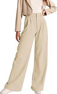 High Waisted Work Pants for Women Business Casual Outfits 2025 Office Dr...