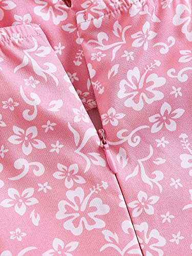 Floerns Women's Summer Floral Cherry Print A Line Short Cami Dress3