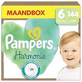 Pampers Harmonie Luiers Maat 6, Maandbox 144 Luiers, 13kg+