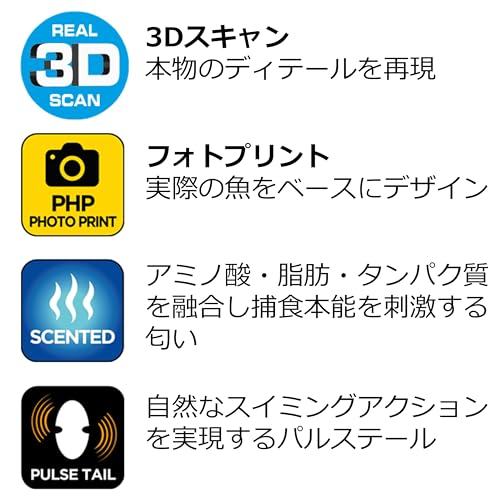 SAVAGE GEAR 3Dパルステールトラウト 6インチ SS GH TROUT