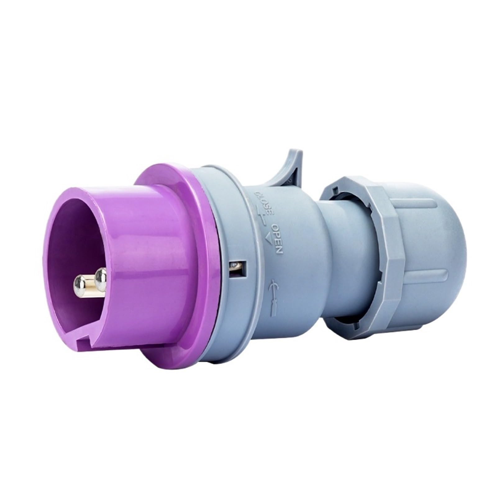 MUYTQAERG IP44 European Standard Low Voltage Two-core Industrial Plug and Socket 20-25V Waterproof Aviation Connector 16A32A(32A plug)