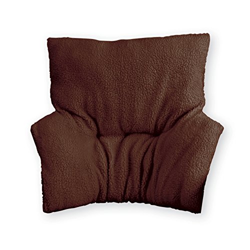 Collections Etc Deluxe Back Rest Support Cushion Brown