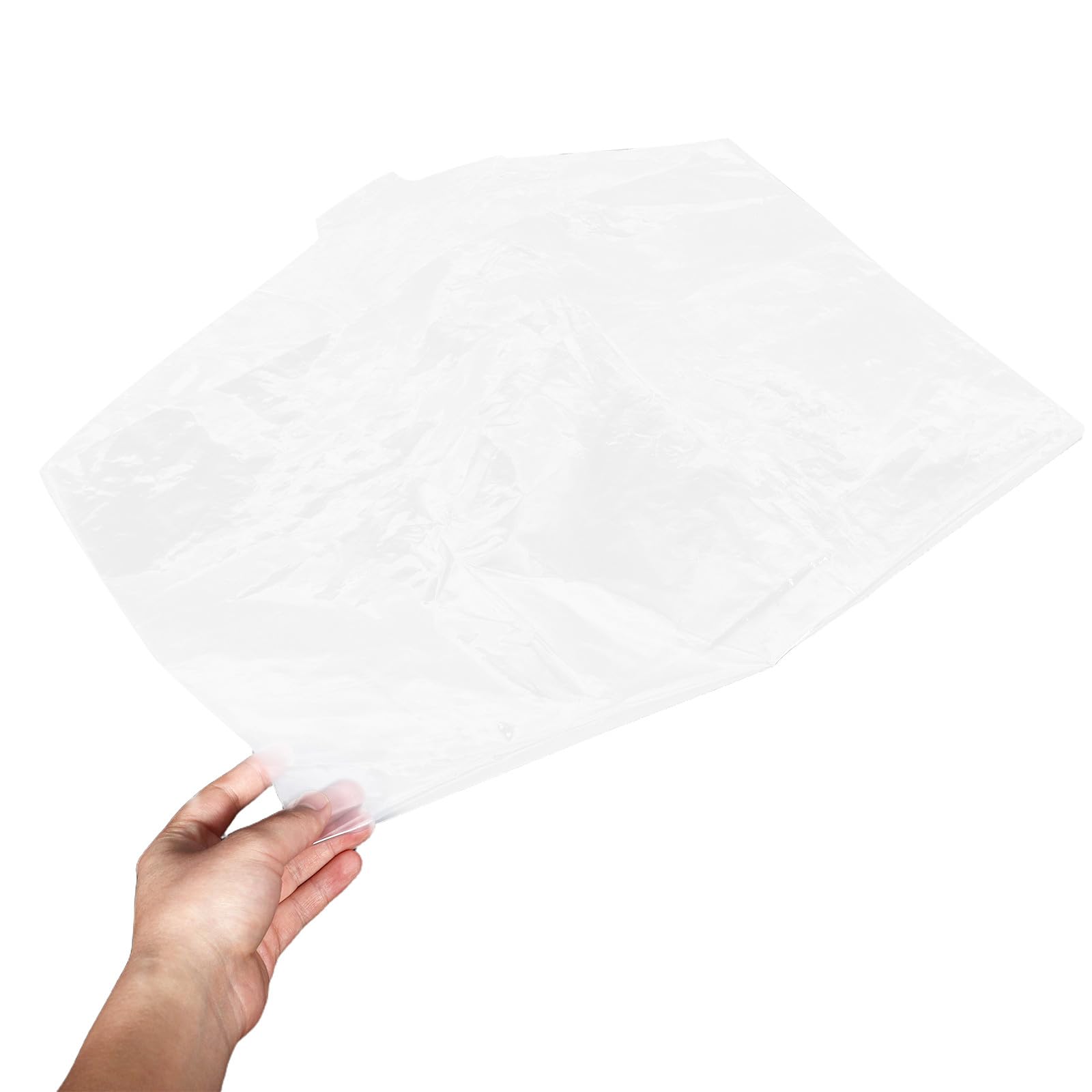 20 Unidades Funda Protectora para Ropa Antidespolvo de Plástico Transparente, Prevención de Colapso en Hombros, Ahorro de Espacio para Vestido y Pantalón en Armario o Viaje