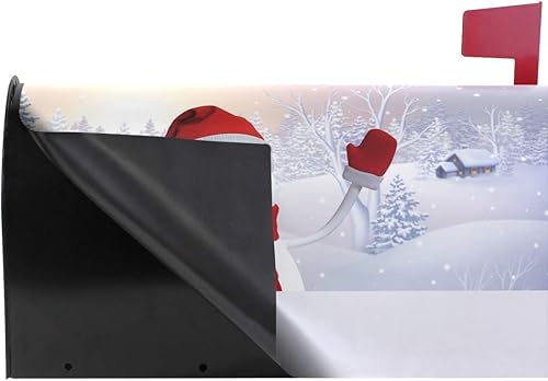 Miniatura 4 de ALAZA Funda magnética para buzón de Navidad con diseño de muñeco de nieve para buzón de Año Nuevo, decoración del hogar para exteriores, tamaño
