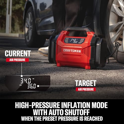 CRAFTSMAN Dual Power Tire Inflator