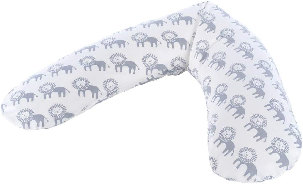 Replacement cover for the original Theraline pregnancy and nursing pillow, 100% cotton, desert king.