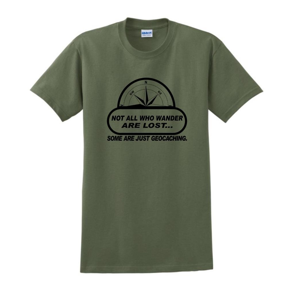 Not All Wander Lost Geocaching T-Shirt
