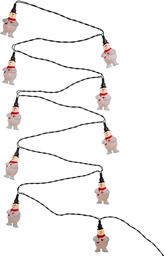 Kurt Adler - Juego de luces de 10 luces Frosty the Snowman