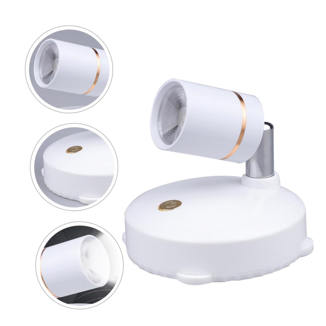 Foco LED de Carga USB 5v Control Remoto y Luz Clara