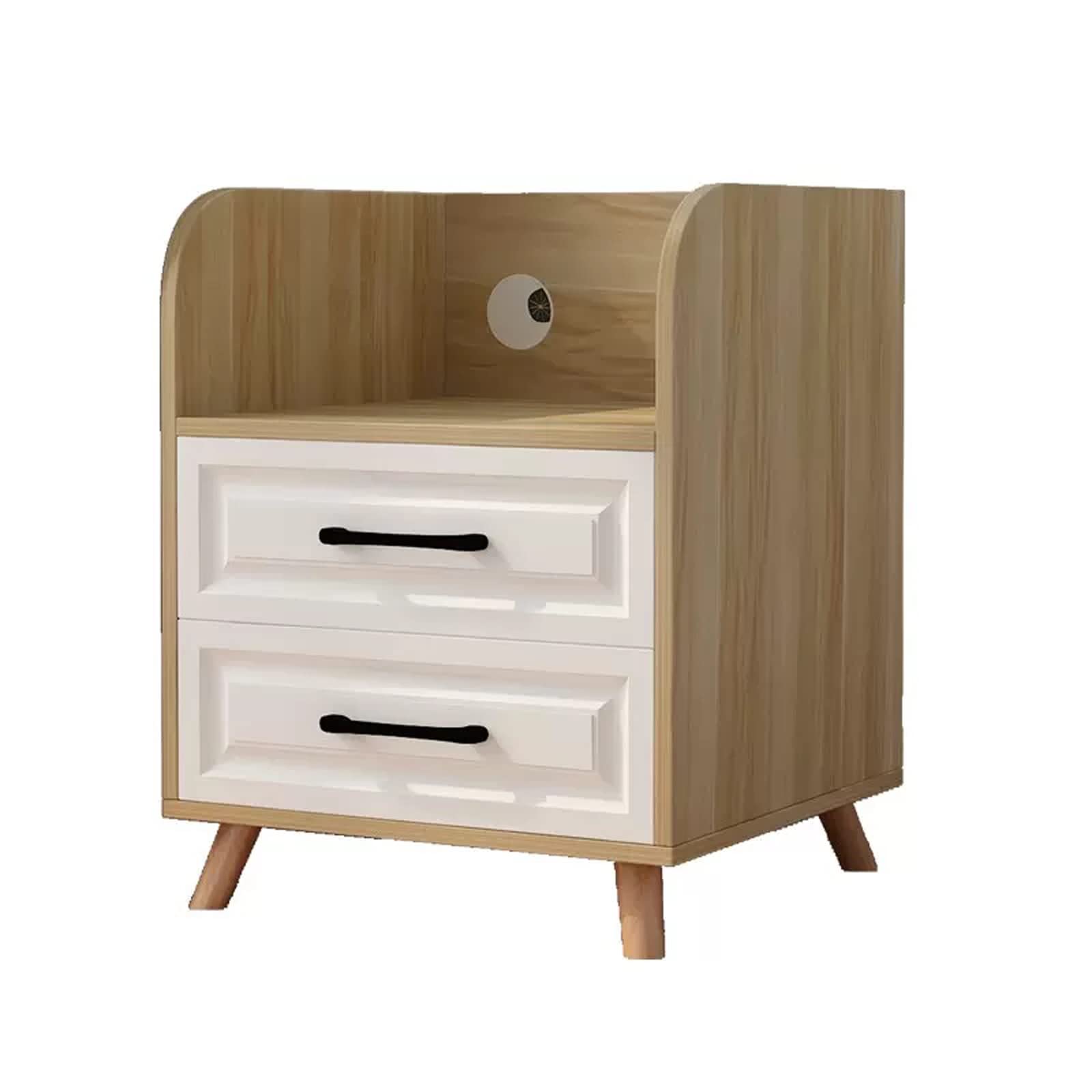 Stampante Piedistallo Supporto for stampante for organizzazione ufficio domestico, supporto da tavolo for a 3 livelli con 2 cassetti scorrevoli(L44xD40xH68cm)