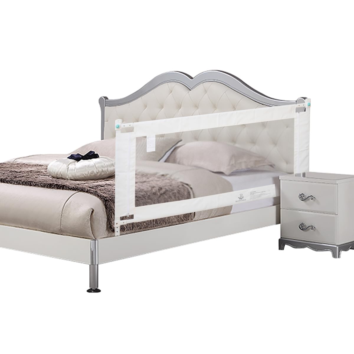 Bed Rail for Toddlers Drop-Proof Guardrail for Queen Size Twin Full Bed Mattress Guard Bed Rail Safety Guard Rail Bed Bumper Bed Fence Sleep Rails 70.8"