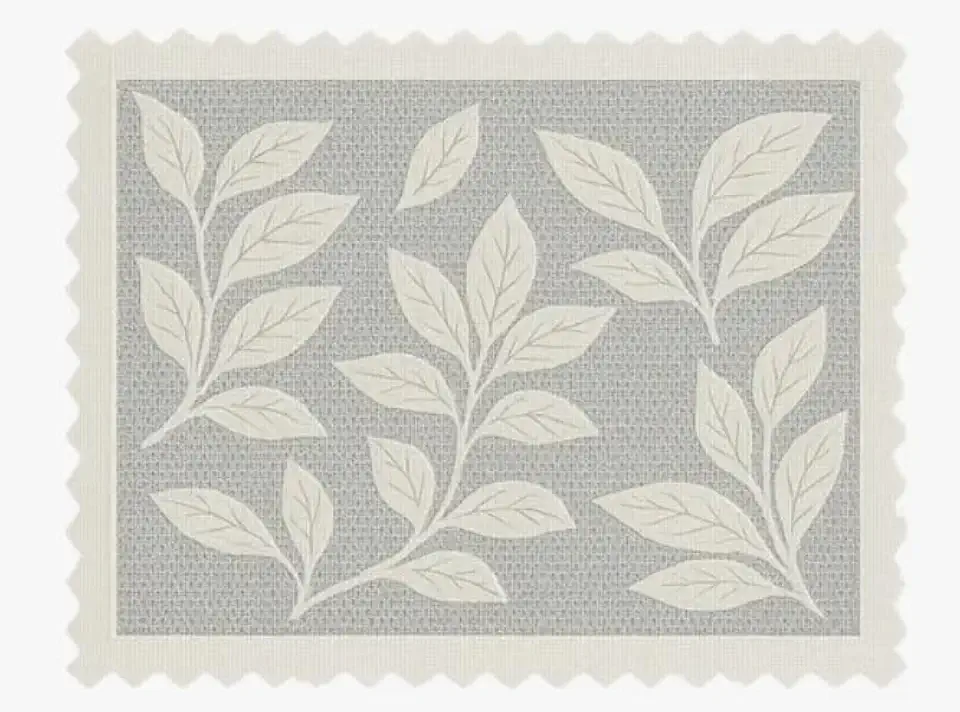 Capa Decorativa para Fogão 4 Bocas, Renda Floral Branca, 55x53cm