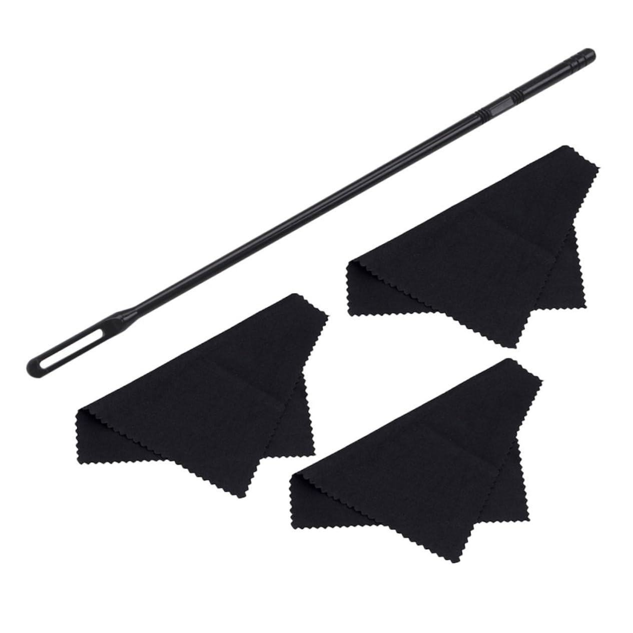 LIFKOME 1Set Flute Cleaning Tools Kit Cleaning Rod Cleaning Cloths for Flute Clarinet Saxophone Portable and Lightweight Cleaning Supplies for Musical Instruments