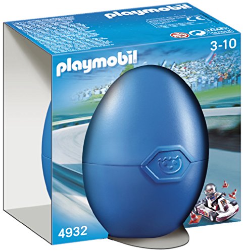 Playmobil - 4932 - Jeu de Construction - Œuf 2012 Kart et Pilote de Course