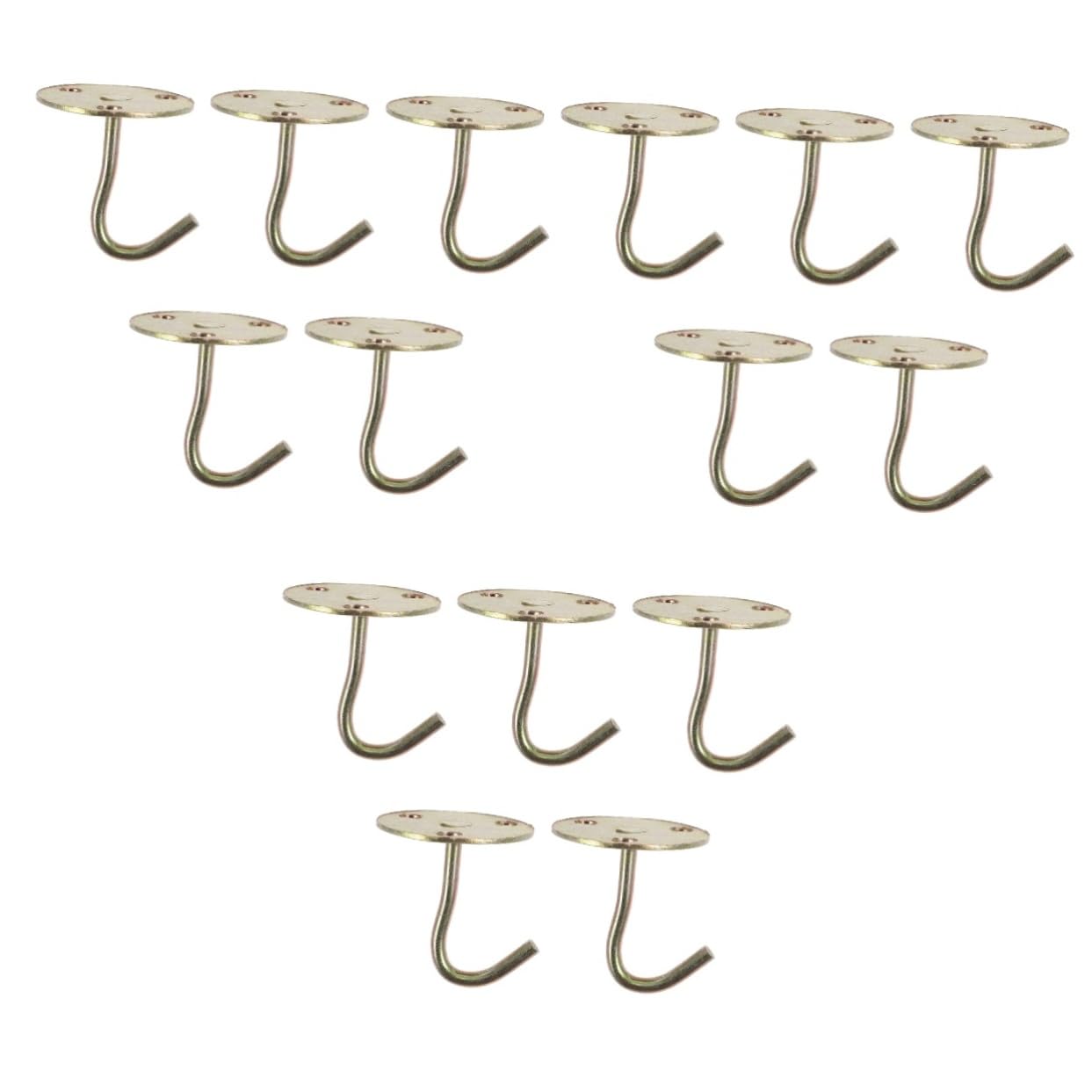 Crochet plafond fer robuste iplusmile pour plantes et luminaire | Lot de 15 supports muraux