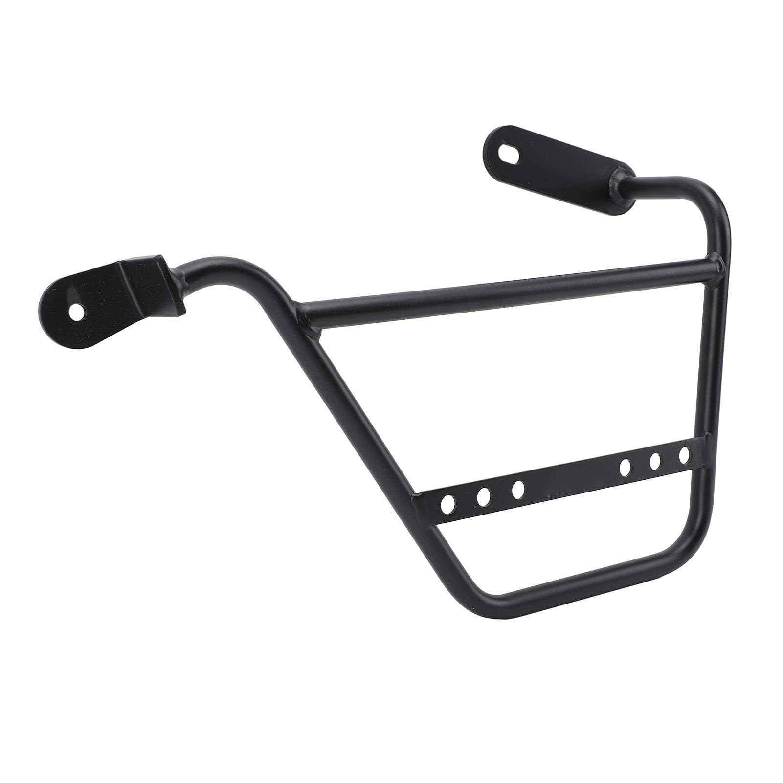 Generic Staffa Motociclistica della Borsa del Bagagliaio, Borsa Motociclistica per Moto per la Staffa di Stoccaggio Elegante Struttura Stabile Stabile con Pad per V7 Classic (A sinistra: MV833 BBZJ)