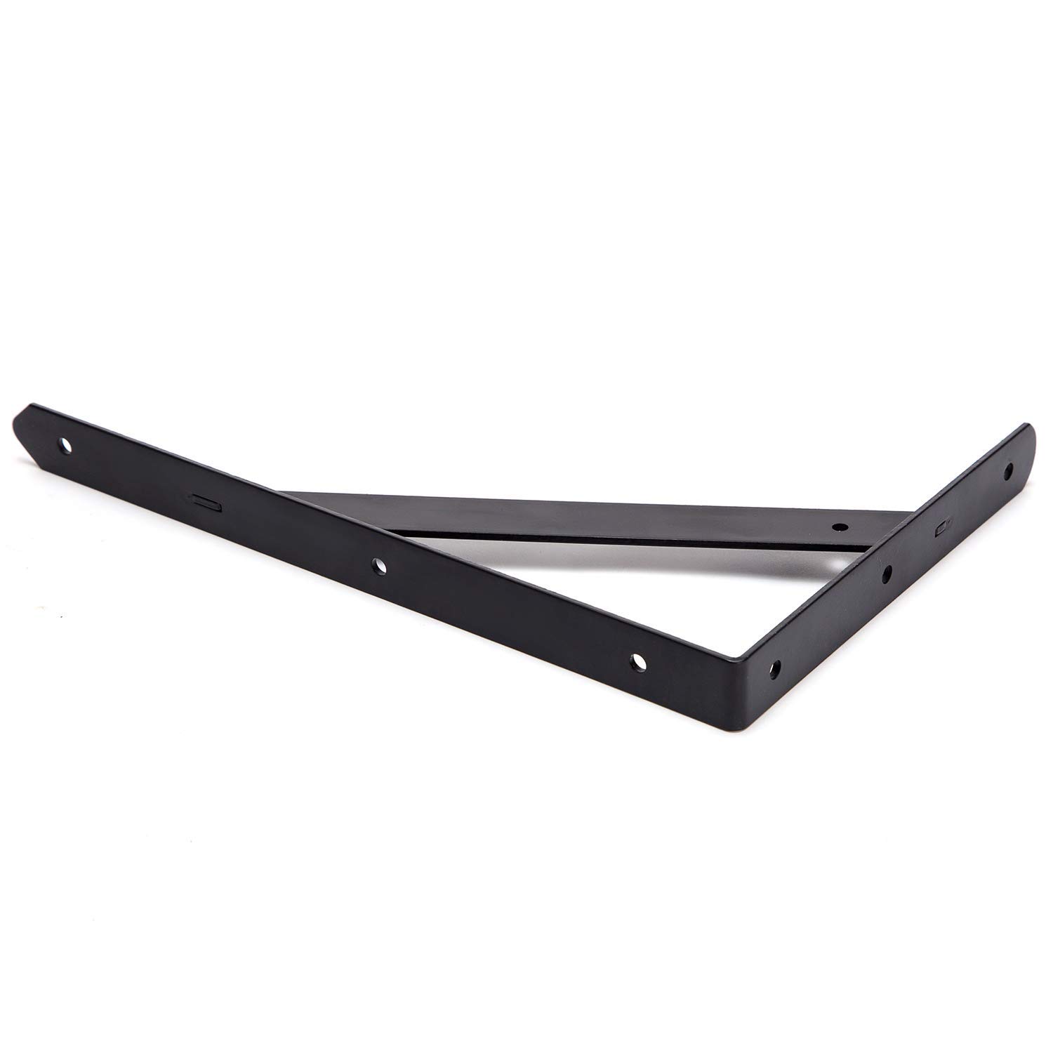 AWX Heavy Duty Shelf Brackets 12 inches x 8 inches with Screws 8 Pack