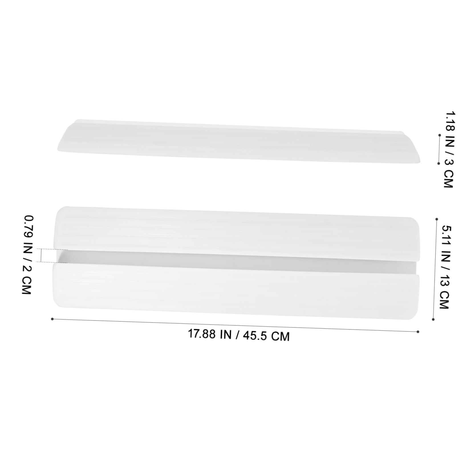 Yardwe Safety Guardrail Fixator Board for Gates Practical Stairway Fitting for Secure Babyproofing Compatible with Various Safety Fences and Durable Design for