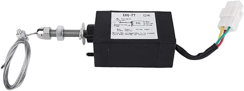 Disel válvula solenoide del motor, DC 1224V Disel Motor Disel Dispositivo de salida de llama, válvula solenoide de parada del motor