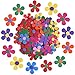 Pinsheng 100 Pezzi Fiori di Feltro, Colorate Feltri Fiori di Tessuto per Decorazioni, Feltri Fiori Abbellimenti per Artigianato Fai da Te, Scrapbooking, Colori Assortiti