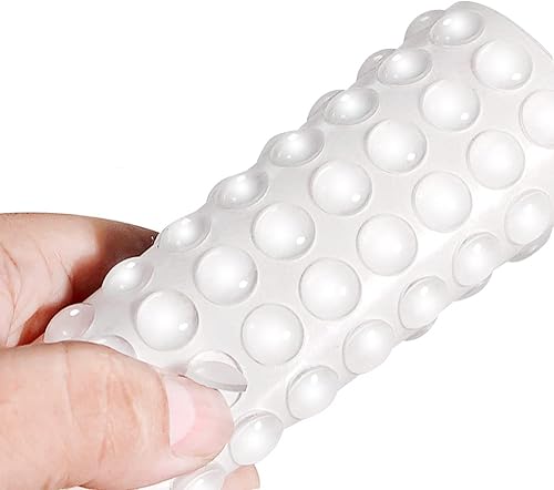 Miniatura 1 de 400 piezas de parachoques de goma transparente autoadhesivos, almohadillas suaves para puerta de gabinete, amortiguadoras de sonido para cajones de