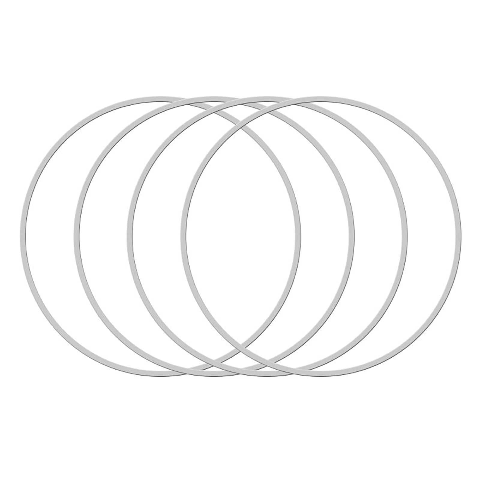 Protezione Universale per Cerchi in Lega (15-22''), 4 Pezzi di Protezione per Cerchi Auto, AntiGraffio E Stabile | Facile da Installare/Incollare | Resistente alla Rottura,17inch,Silver