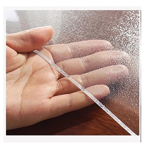 Mantel de alta calidad impermeable de PVC HD esmerilado de 3 mm, mantel de cristal suave, protector de escritorio de oficina a prueba de aceite, 40 x 200 cm