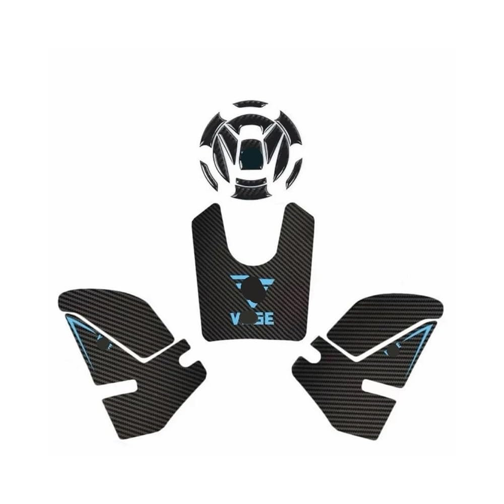 Fuel Tank Protector for Loncin for Voge 500DS 525DS Motorcycle Non-Slip Fuel Tank Stickers Decal