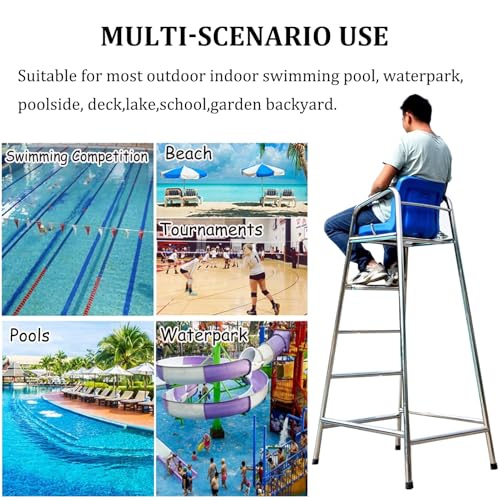 Silla para Salvavidas de Acero Inoxidable 120 cm miniatura 6
