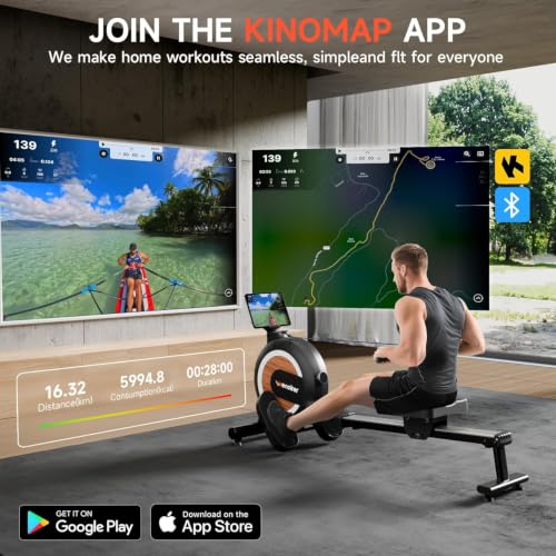 Image of Wenoker Magnetic Rowing Machine for Home,Quiet & Smooth,Full Body Workout