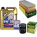 Produktbild QR-PARTS 69362011 Filter Set Inspektionspaket 5 Liter Liqui Moly Motoröl Longlife III 5W-30 MANN-FILTER Luftfilter Ölfilter