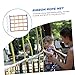Sosoport Colorful Kids Climbing Net Set Outdoor Physical Training Climbing Toy for Boys and Girls Creative Ladder Plaything for Backyard Fun