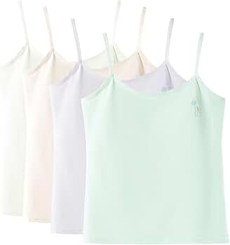 Amazon.com: Girls Camisole,Lining Pad Undershirts Training