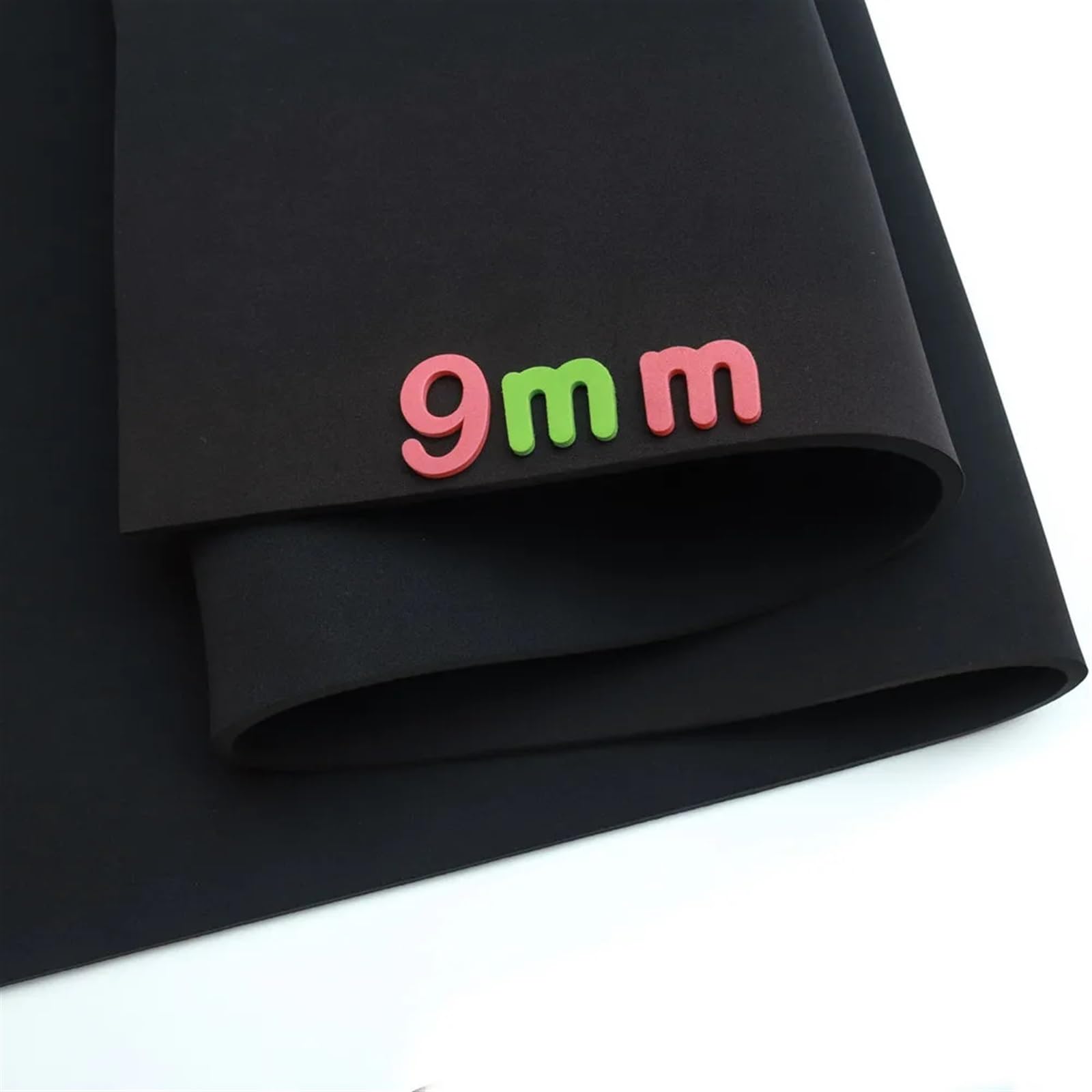 Neopren Stoff Wasserdichter Neoprenanzug, Neopren-Nähstoff, extra dicker 9-mm-Stretchstoff, anderer Stoff, gestrickter Stretch-Polyester(135cm x 45cm)
