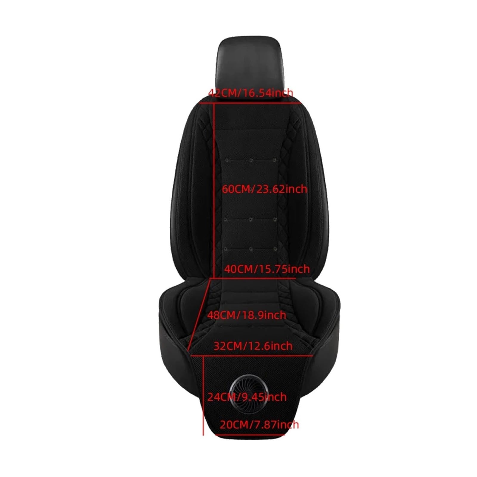 Auto-Sitzbezug Universal Auto Sommer Kühle Luft Sitzkissen 12V/24V USB Lade Atmungsaktive Abdeckung Mit Lüfter Multi-Farbe 3-SpeedAdjustment