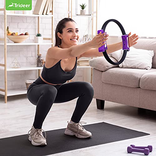 image for Trideer Pilates Ring Circle Yoga Ring, 12 Inch Magic Circle Pilates Ri