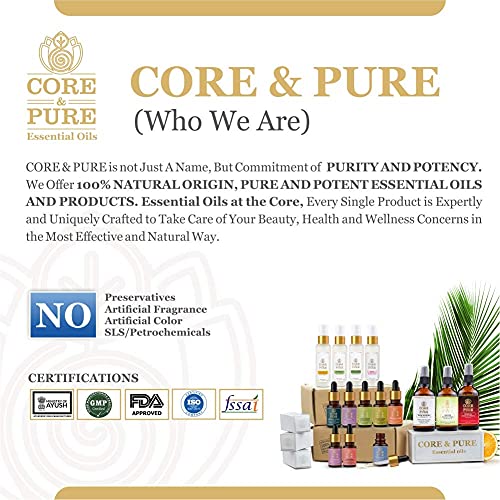 Image of CORE & PURE Rose Water- Face and Body Mist |100% Natural Hydrosol, Floral Water|- 50ml