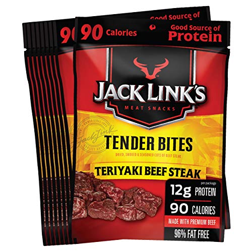 Jack Link's Beef Steak Tender Bites, Teriyaki, 1.25 Ounce (Pack of 10) - image 1