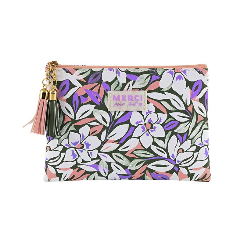 DLP Derrière la Porte "Tout Paix à Tout Paix" Pencil Case "Merci pour Tout Péix", Multicolored, pencil case
