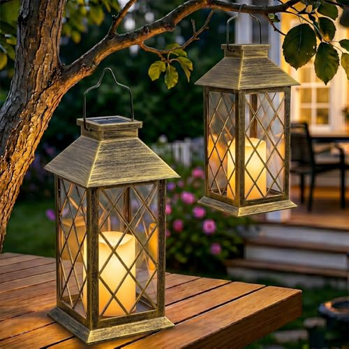 Facile da installare - L'installazione di questo ornamento solare da giardino è molto semplice. È dotata di ganci per poterla appendere al portico, al gazebo o posizionarla su un tavolo o una mensola per aggiungere un'atmosfera accogliente al vostro giardino!