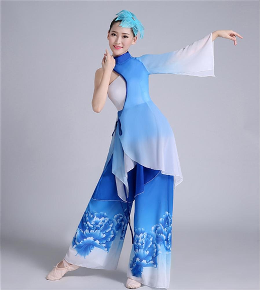 JINGYU Woman's Chinese Ethnic Dance Performance Costume/Classical Dance Show/More Color